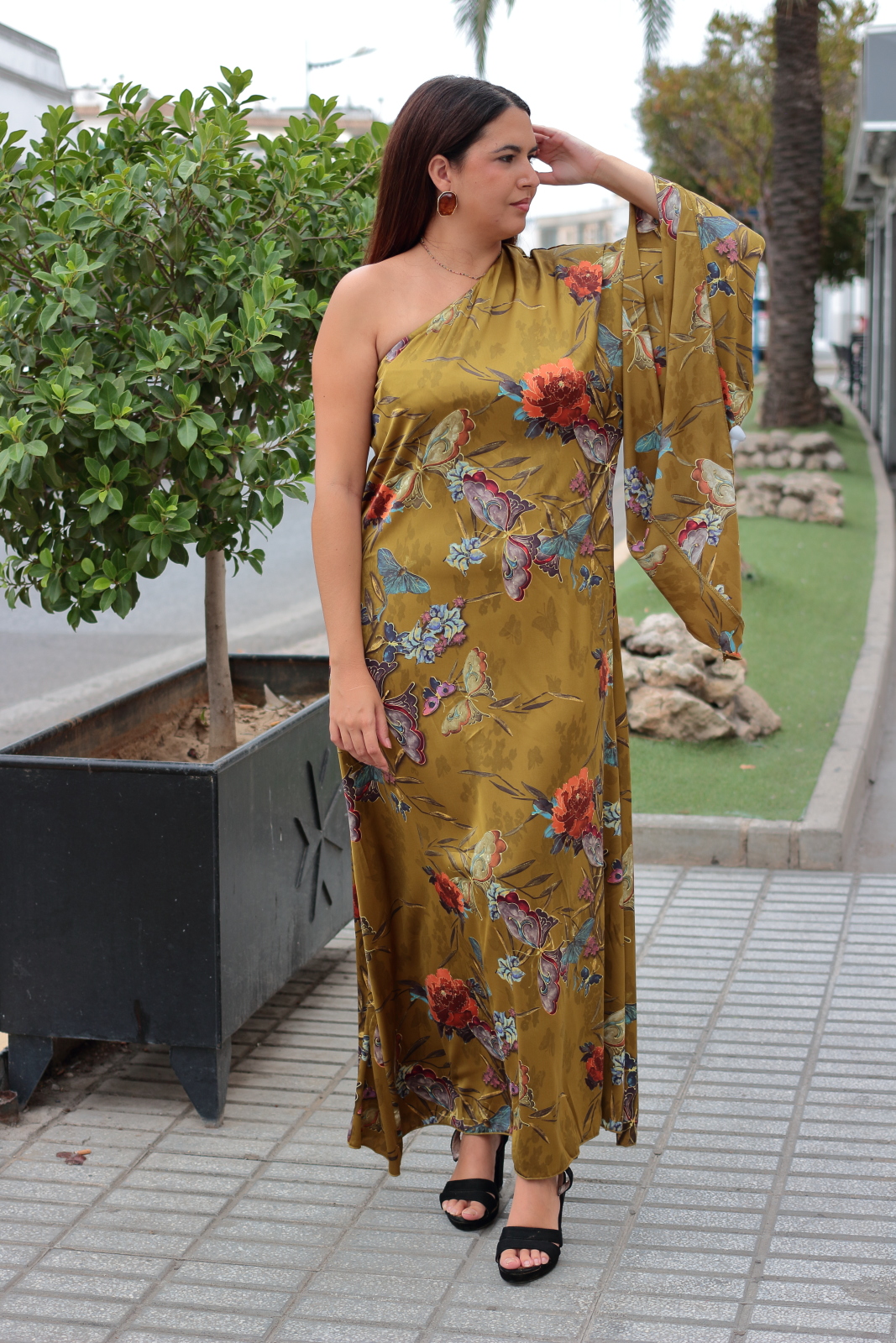 VESTIDO ALMA - MOSTAZA